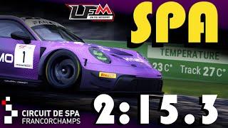 SPA IN THE PORSCHE | 2:15.3 | Assetto Corsa Competizione Hotlap | 992 GT3 R