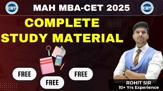 MAH MBA CET 2025 | FREE STUDY MATERIAL