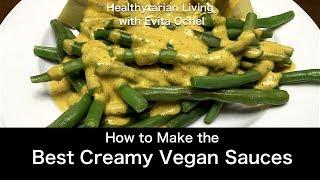 How to Make a Creamy Sauce — 5 Step Template + Cashew-Cilantro Recipe (whole food vegan, oil-free)