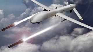 U.S. MQ-9 Reaper and MQ-1 Predator Drones accurately destroy enemy targets from elevation