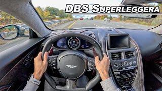 Driving The 715hp Aston Martin DBS Superleggera OHMSS Edition - Twin Turbo V12 Bond Tribute (POV)