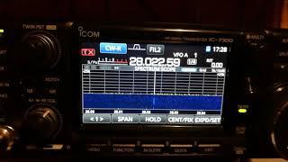 IC-7300 ARRL 10 m UA2FL