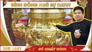 Bộ đỉnh đồng ngũ sự đẹp chất lượng 36kg