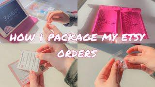 HOW I PACKAGE MY ETSY ORDERS | JEWELRY BUSINESS | jewelryashley