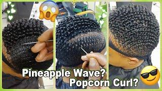 Who's Next? Pineapple Wave For Short Natural Hair? Hairstyle Tutorial #Elfinhair