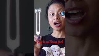 How to use Chakra Tuning Fork Vibrations with crystals