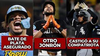 Anthony Santander jonrón, William Contreras aseguró el bate de plata, Lenyn Sosa sigue encendido