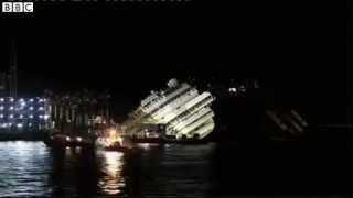 Costa Concordia - The Parbuckling Project - Time Lapse (September 2013)