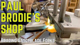 Framebuilding 101 Fork Mods with Paul Brodie the Fussy Framebuilder