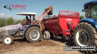 Tutkun katı gübre atma römorku / TUTKUN MANURE SPREADER / TUTKUN EPANDEUR A FUMİER