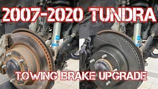 CHEAP brake upgrade for 07+ Tundra's, HOW TO install