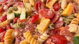 How To Make A Tasty Crowd Pleasing Pasta Salad |They Will Be Asking For More!!