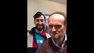 Scott Rogowsky HQ Trivia Quiz Daddy yarns with Brad Blanks