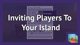 How To Invite Players To Your Island In OneBlock SkyBlock