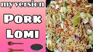 Pork Lomi +Filipino dish| Gina in TEXAS