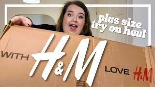 H&M PLUS SIZE TRY ON HAUL | Molly Mae Maebe blazer dupe?! | 2024