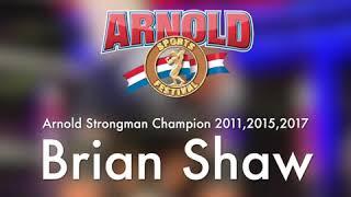 Brian Shaw 3X Arnold Strongman Classic Champion