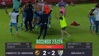 ASCENSO DEL MÁLAGA C.F A SEGUNDA DIVISIÓN (2023/24)