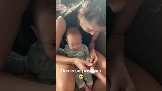 baby gets her fingernails cut  #baby #girl #babygirl #cute #cutebaby #like #comment #subscribe