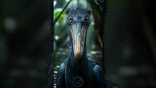 "The Grumpy Bird of Africa: SHOEBILL STORK!  #SwampKing #RareBird #Shoebillstork"