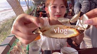 vlog | 법대 나온 여자 셋의 휴가...ㄴㅏ는 직장 선배들이 친구가 되... 반차 갈기고 떠나는 을왕리에서 조개구이연탄빵갈비짬뽕