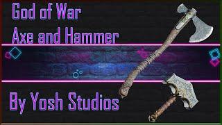 God of war Axe and Hammer - Model by Yosh Studios