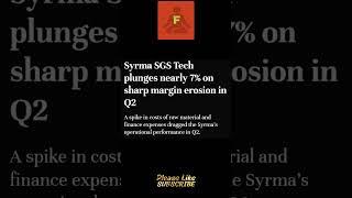 Syrma SGS Tech Stock News