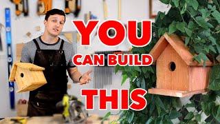 EASIEST DIY Birdhouse with Minimal Tools, Every Step Explained