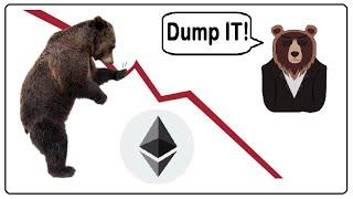 CryptoMedved начинает охоту. Глобальный шорт по #ethereum. Toчка входа и цели.