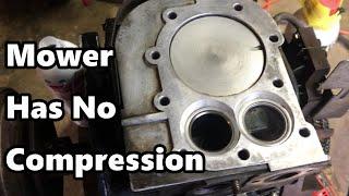 BRIGGS NO COMPRESSION- Here's What's Going On *Side Valve Head Engine on Riding Mower