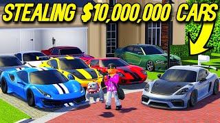 Roblox Roleplay - STEALING $10,000,000 WORTH OF CARS!