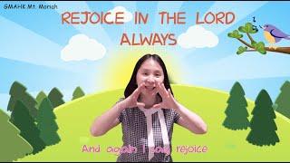 Rejoice In The Lord Always | Action Song | Christian Children Song