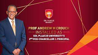 Video clip of Professor Andrew Crouch being installed as VC