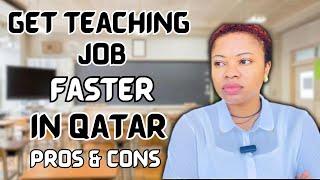 DON'T APPLY AS A TEACHER IN QATAR BEFORE WATCHING THIS | My Experience, Pros and Cons