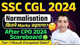 SSC CGL 2024 Normalisation after SSC CPO 2024 Score Card