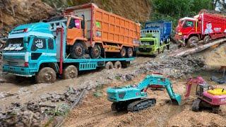 NOWING dam truk yang TERBENGKALAY di HUTAN..Rc fuso 220ps. Rc fuso belap super great. Hino 500