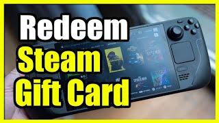 How to Redeem a Steam Gift Card on your STEAM Deck Wallet (Fast Tutorial)