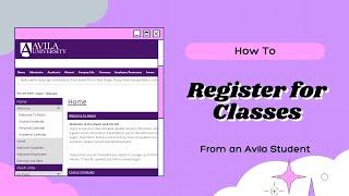 How to Register for Classes