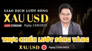 LIVESTREAM TRADING Thực chiến lướt sóng vàng ngày 13/6/2025.#xauusd  #nhandinhxuhuongvang