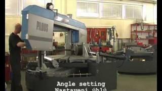 poloautomatická pásová pila Pilous • semi-automatic bandsaw ARG 640 S.A.F.