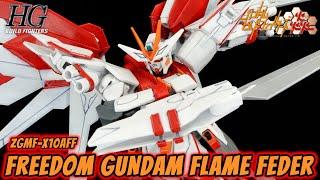 HGCE Freedom Gundam Custom Kit Review | Gundam Build Fighters Honoo Tri