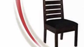 Liam Wood Dining Chairs w/ Microfiber Seats (Set of 2)