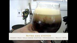 Nitro Keg System | Corny Keg Cold Brew Coffee, Kombucha, Beer, etc.