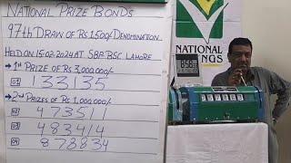 Prize Bond Result |1500 Bond Draw |97th 1500 Bond Draw result