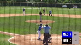 Madison Impact vs Oshkosh - 2017 Wisconsin Legion baseball Class AAA state tournament