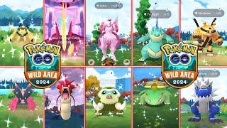 ALL Mighty Shiny Pokémon Caught During Wild Area Event in Pokémon Go #pokemon #pokemongo