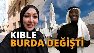 SAUDI ARABIA-MEDINA-KIBLETYN MOSQUE-QIBLEH HAS CHANGED HERE-UHUD MARTYRS CEMETERY-