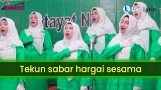 Hymne Fatayat Lirik KARAOKE