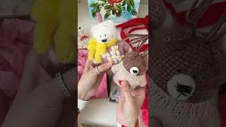Брелок на сумку – медвежонок крючком. МК на сайте в описании канала #лабубу #амигуруми #crochet