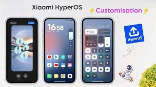 Xiaomi HyperOS Customisation Used By Xiaomi Themes  Look Like Pro Level Device | Advance Textures 